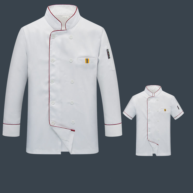 Women Kitchen Accessories - Blanco hombres cocina Chef restaurante uniforme