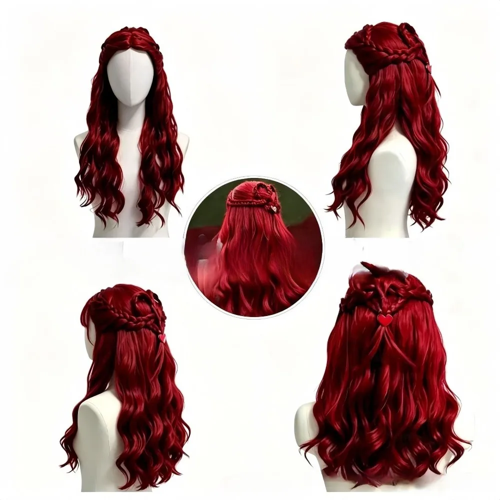 Peluca Sintética Larga y Rizad - Women'S Red Accessories reseña y precio