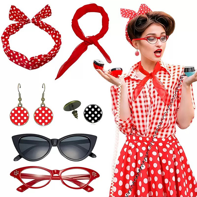 Conjunto de Accesorios de Disf - Women'S Accessories In The 1950S reseña y precio