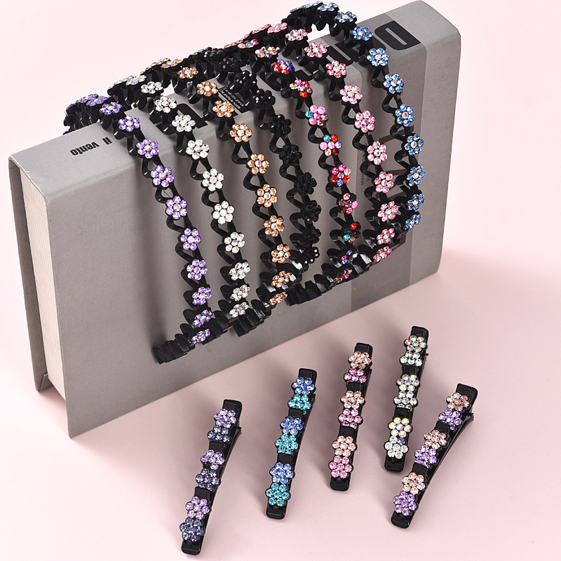 Pinza de pelo trenzada con per - Women Accessories Sale reseña y precio