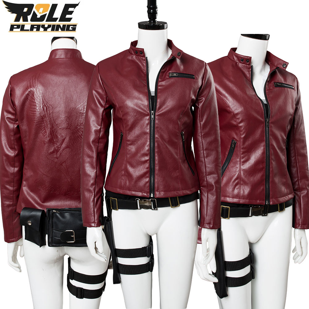 Disfraz de Claire Redfield: ch - Women'S Red Accessories reseña y precio