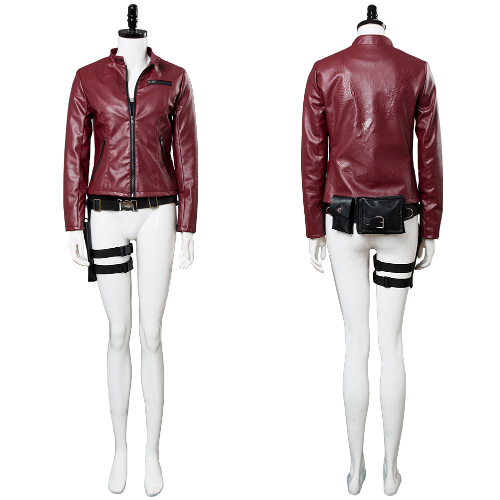 Disfraz de Claire Redfield: ch - Women'S Red Accessories reseña y precio