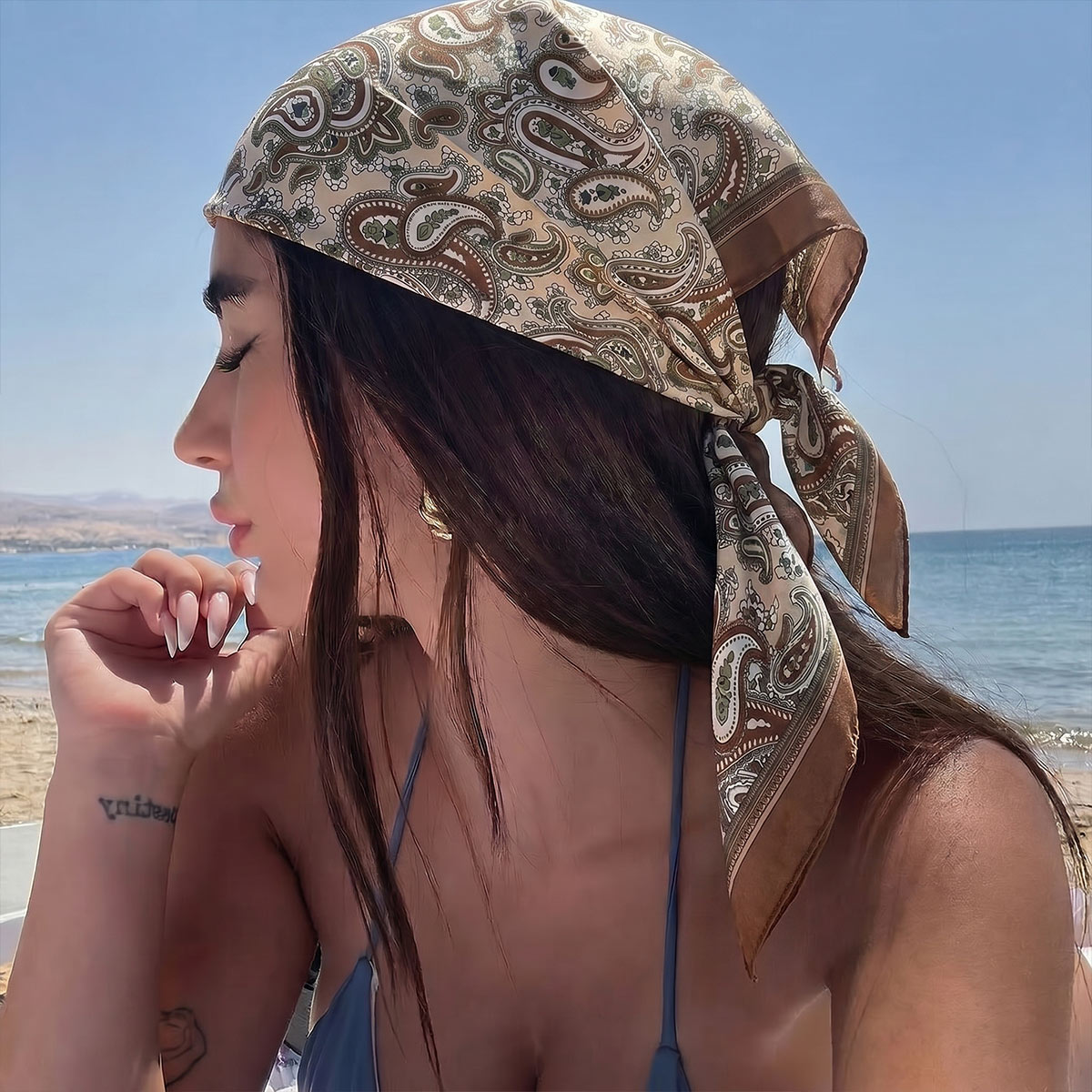 Nuevo Diseño de Moda, Pañuelo  - Silk Scarf Square reseña y precio