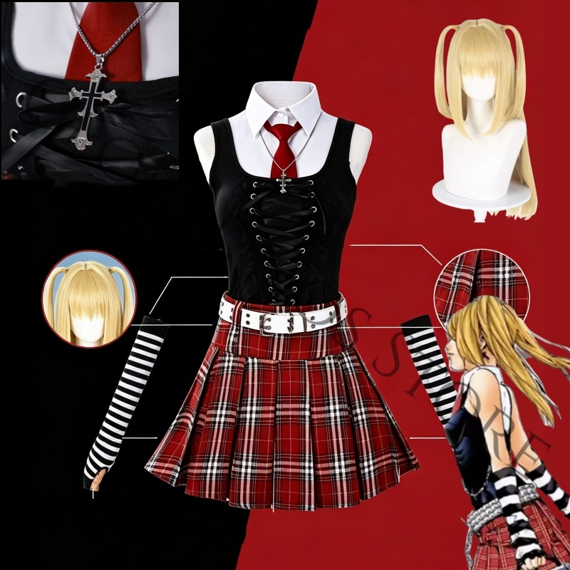 Disfraz de Cosplay de Anime Mi - Women'S Red Accessories reseña y precio